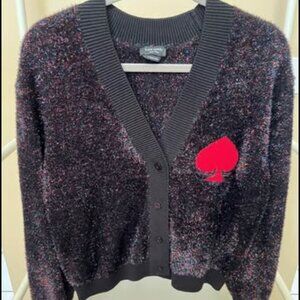 Kate Spade Logo Sparkle Cardigan
